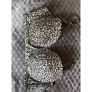 TARGET cheetah bra bathing suit top